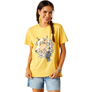 Ladies 1St Prize Ochre Ariat T Shirt