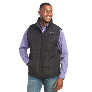 Mens Crius Black Ariat Vest