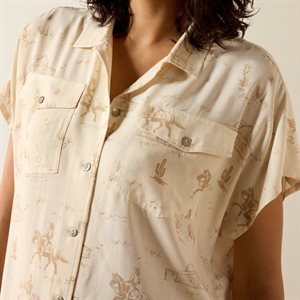 Ladies Badlands S/S Ariat Shirt
