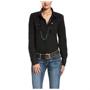 Ladies L/S Black Ariat Shirt