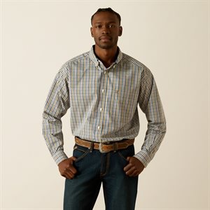 Mens L/S Purple Ariat Shirt