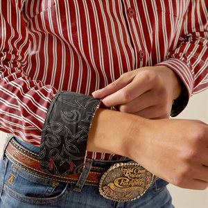 Kirby Stretch Shirt Ariat Red Stripe