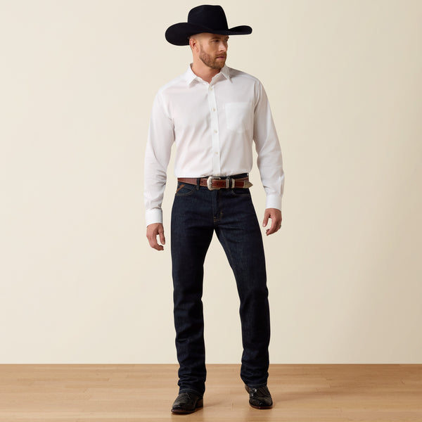 Mens white ariat shirt