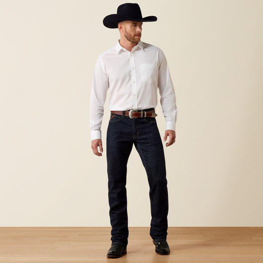 Mens white ariat shirt
