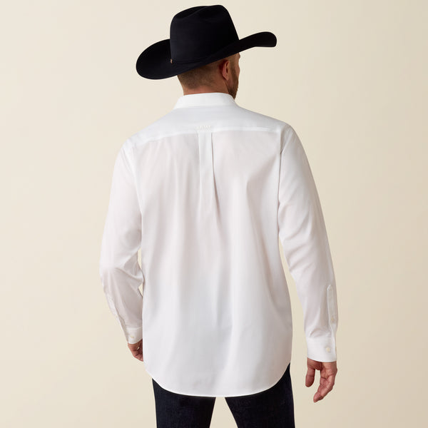 Mens white ariat shirt