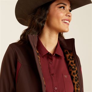 Ladies Plum/Twny Softshell Ariat Jacket