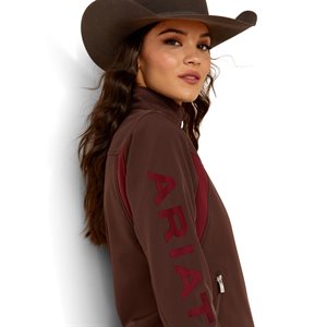 Ladies Plum/Twny Softshell Ariat Jacket