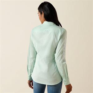 Ariat Ladies Team Kirby Dusty Aqua Shirt