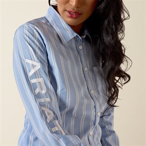Ladies L/S Kirby Blue Ariat Shirt