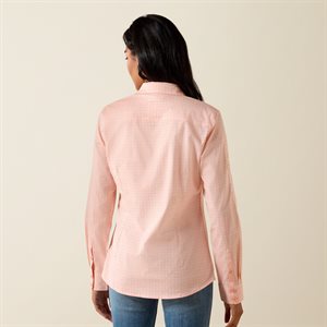Ladies L/S Tropical Peach Ariat Shirt