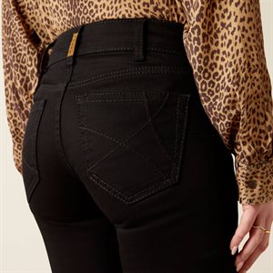 Ladies Ella Bootcut Black Jeans