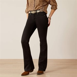 Ladies Ella Bootcut Black Jeans