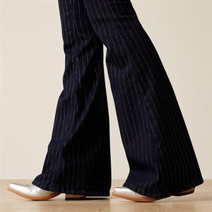 Ladies Jasmine Flare Silver Stripe Ariat Jeans