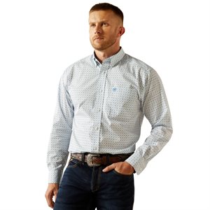 Mens L/S Blue Baker Shirt Ariat
