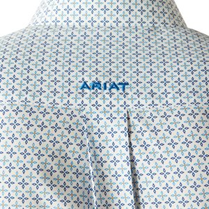 Mens L/S Blue Baker Shirt Ariat