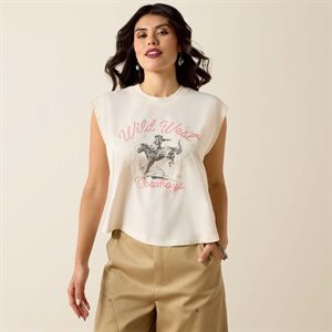 Ladies Wild West Cropped S/L Ariat Shirt