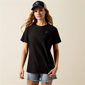 Ladies Laguna Logo Black T Shirt Ariat