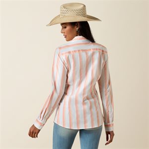 Ariat Ladies Kirby Stretch Shirt Peach Amber