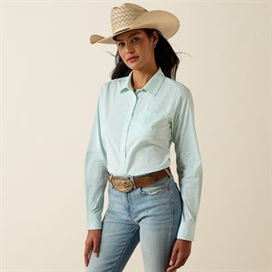 Ariat Ladies Kirby Stretch Shirt Holiday green