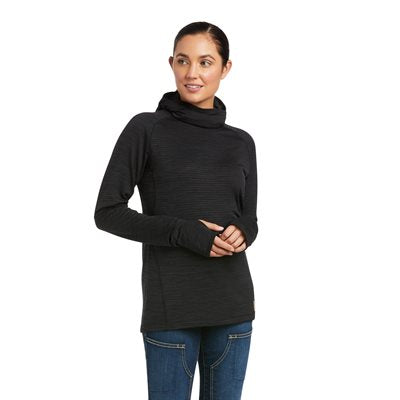 Ladies Black Ariat Balaclava L/S