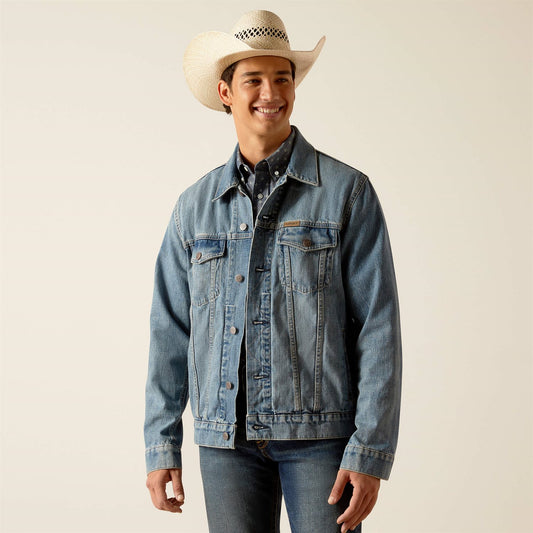 Mens Denim Trucker Jacket Roby Ariat