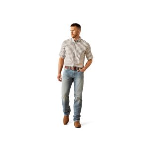 Mens S/S Elton White Ariat Shirt