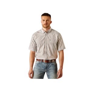 Mens S/S Elton White Ariat Shirt