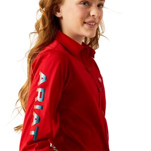 Girls L/S Equest Red Ariat Shirt