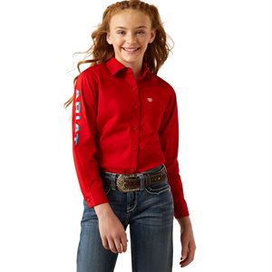 Girls L/S Equest Red Ariat Shirt