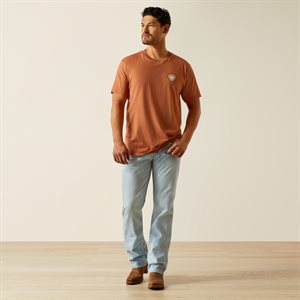 Ariat Mens Loft Simple Seal T Shirt Chutney