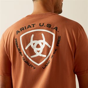Ariat Mens Loft Simple Seal T Shirt Chutney