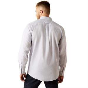 Mens L/S Blue Ariat Shirt