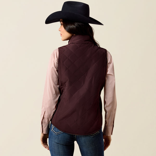 Plum CHOCOLATE PLUM/LAKESIDE SOUTHW WMS Dilon 2.0 Reversible Insulated Vest- L