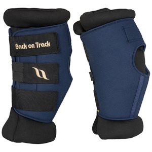 Back On Track Hock Boot With Hole Black M