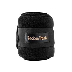 Fleece Bandage Polo Wrap Black