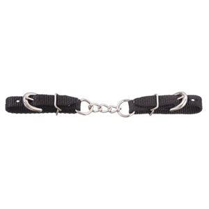 Curb Strap Nylon 3 Link Brun