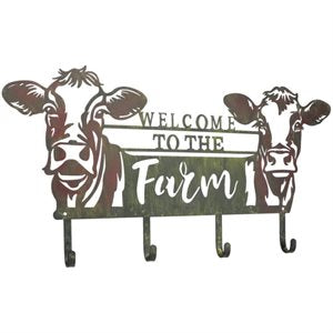 Welcome To Farm Sign 4 Hooks