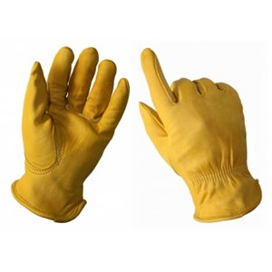 Leather Deerskin Gloves Beige
