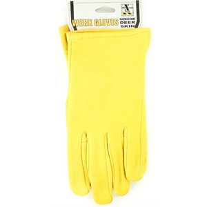 Leather Deerskin Gloves Beige