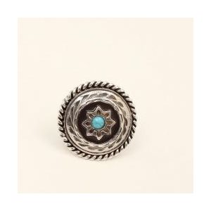 Floral Scarf Concho