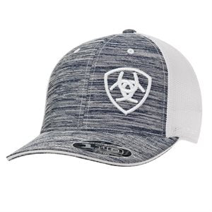 Mens Ariat Cap Logo Mesh White