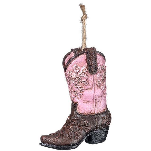 Pink cowboy boot Ornament