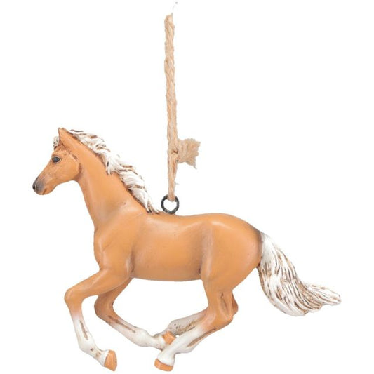 PALOMINO HORSE ORNAMENT