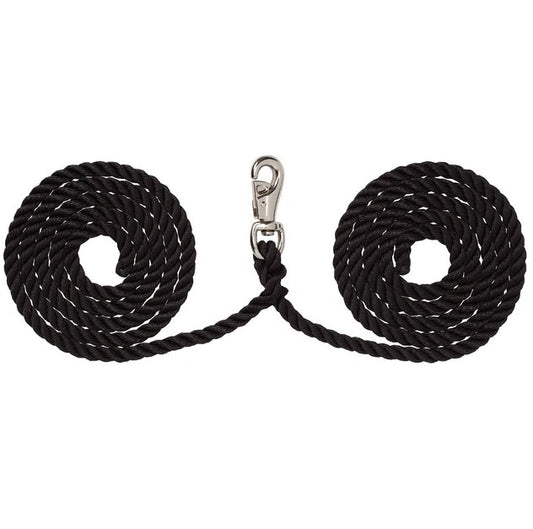 Corde double avec mousqueton noir