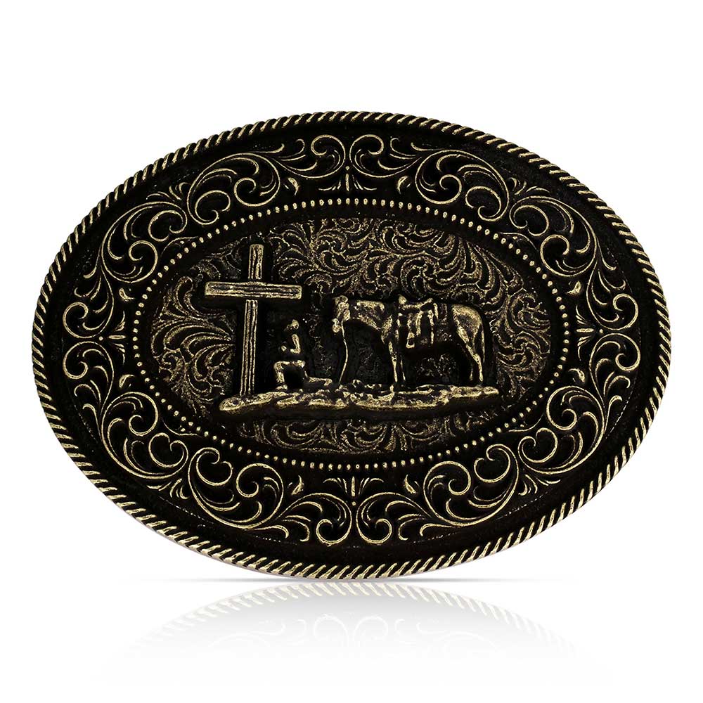 Attitude Montana Faith in Him buckle