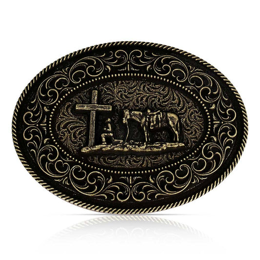 Attitude Montana Faith in Him buckle