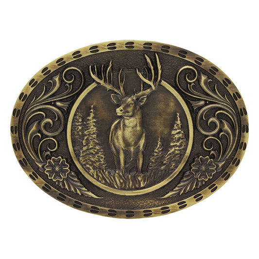 Antq Brass Oval Buckle