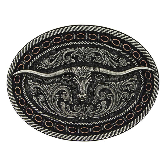 Attitude Longhorn oval buckle