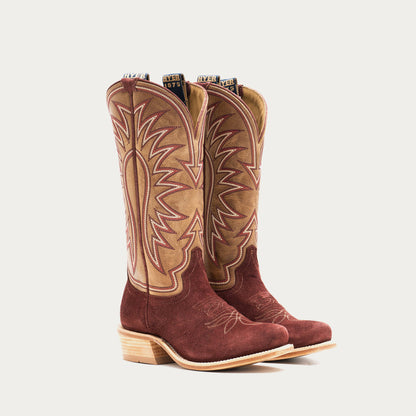 Bottes Hyer femme Rose Hill bourgonne