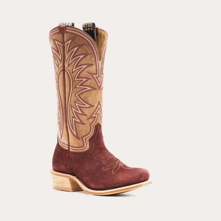 Bottes Hyer femme Rose Hill bourgonne